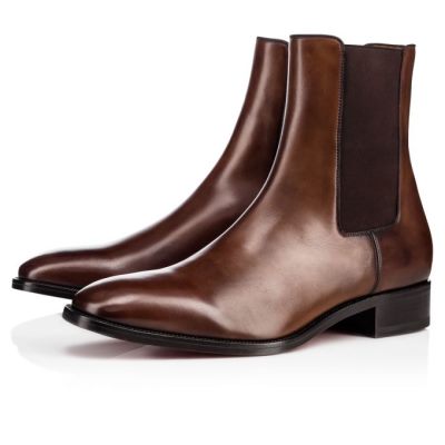 Botas Samson Christian Louboutin Hombre - Marrom - 1200244CM6S